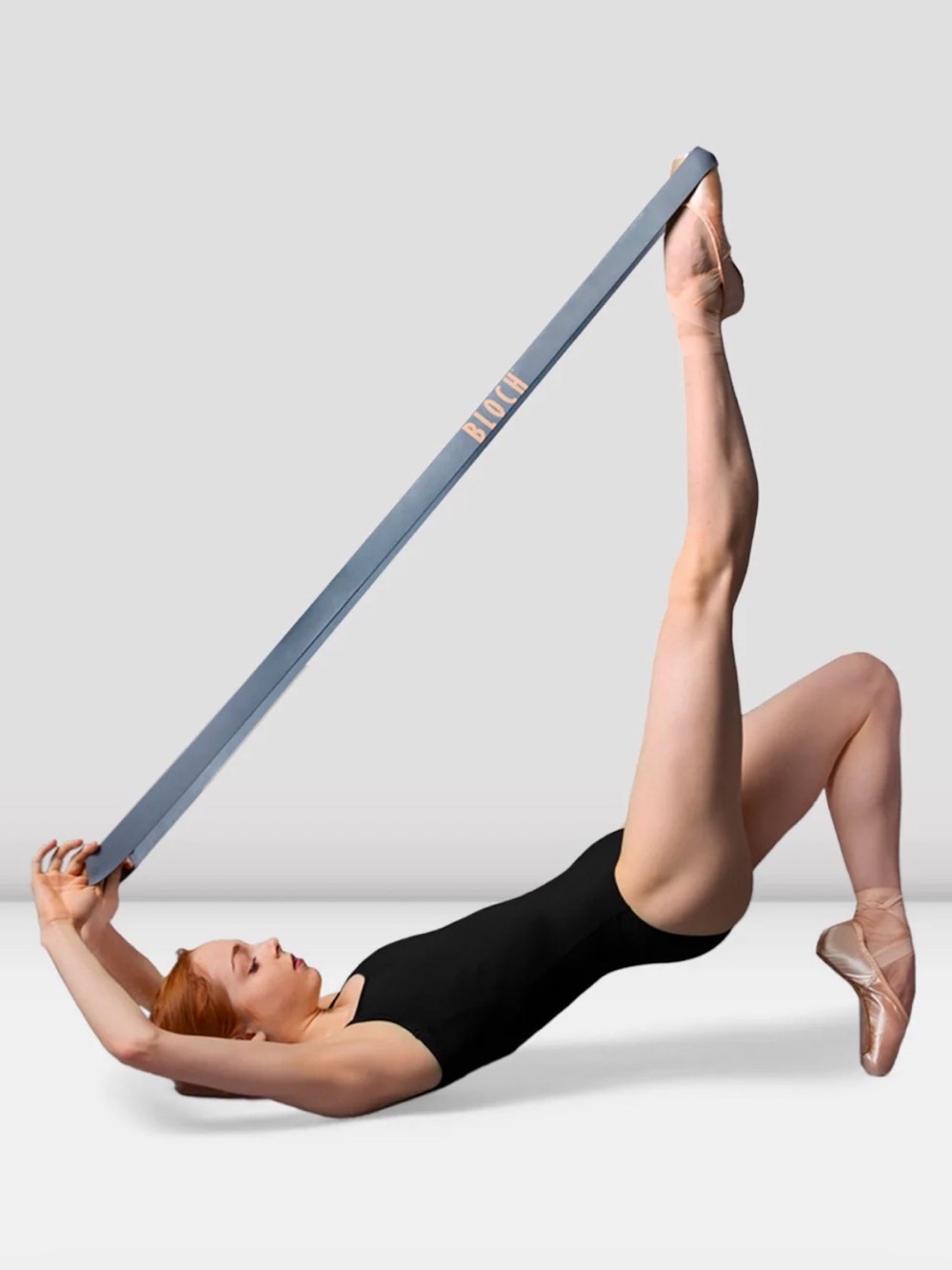 Bloch Gray Flexiband Looped Stretch Aid with Peach Packaging